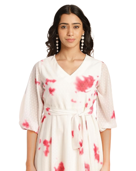 Wholesale and Retail Market Red, White Dress - Image 2