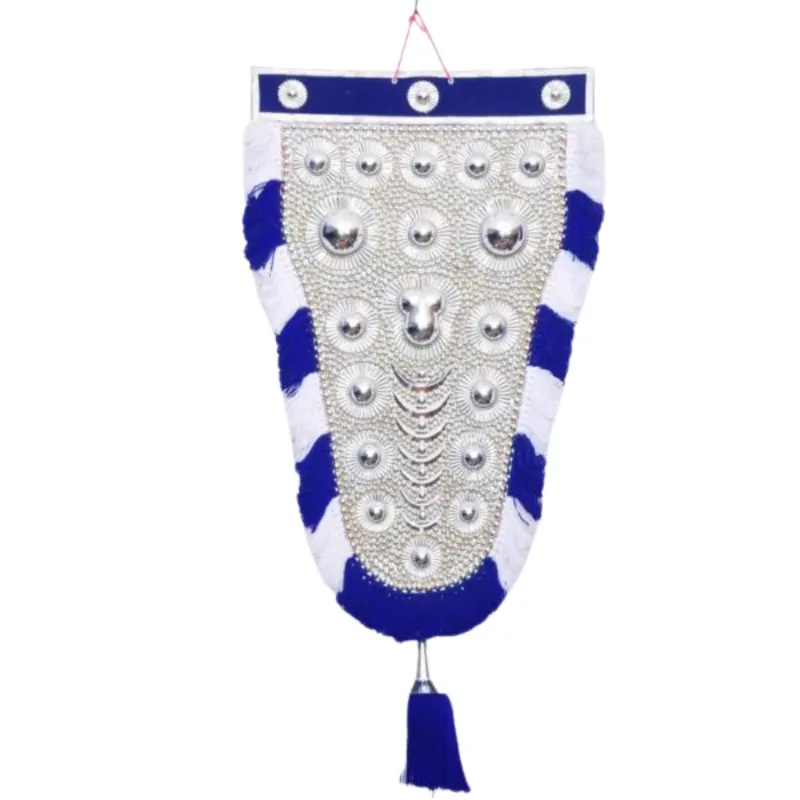 Silver-Nettipattam - 3.25ft