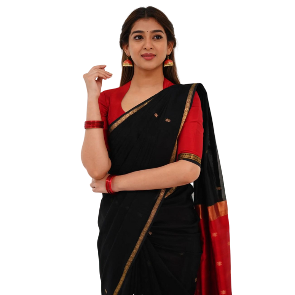 Orange Silk Saree