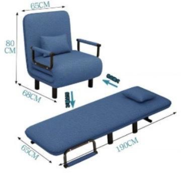 Multifunctional Fabric Sofa Bed