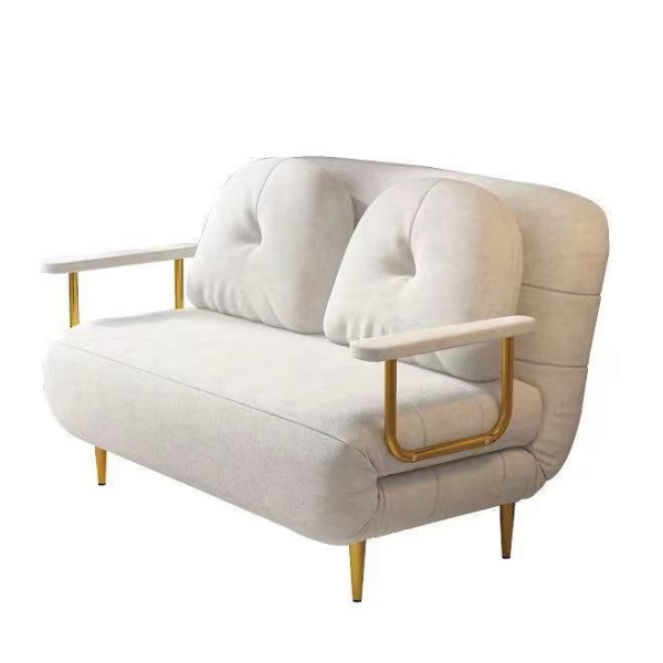 White Sofa with Bed
