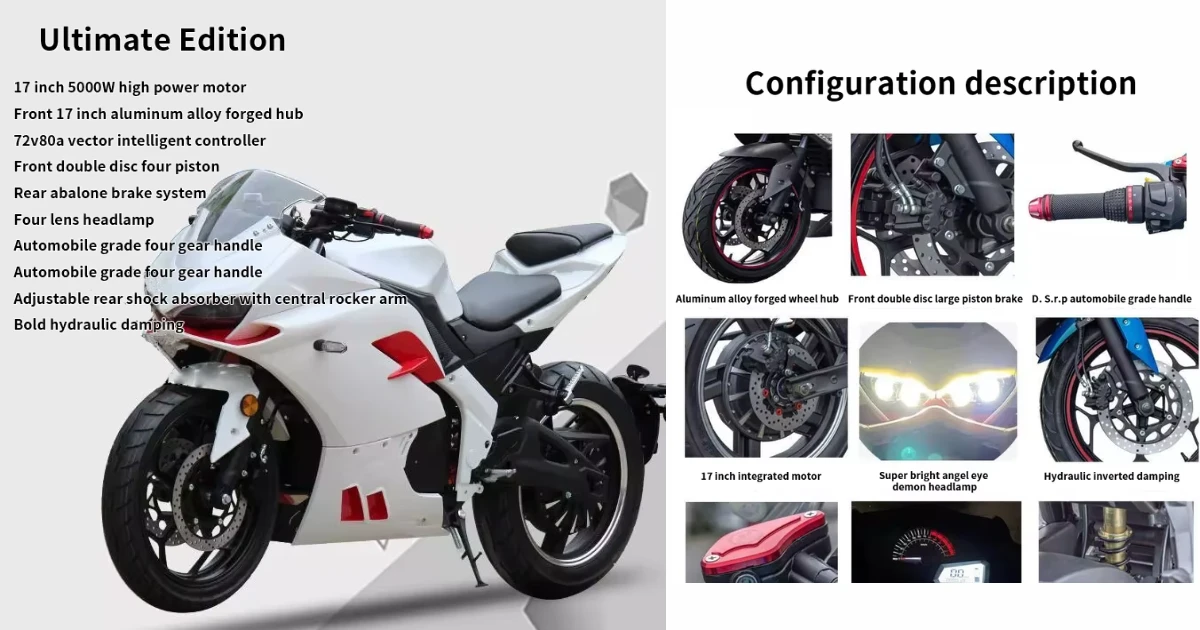 10000W Electric Motorcycle