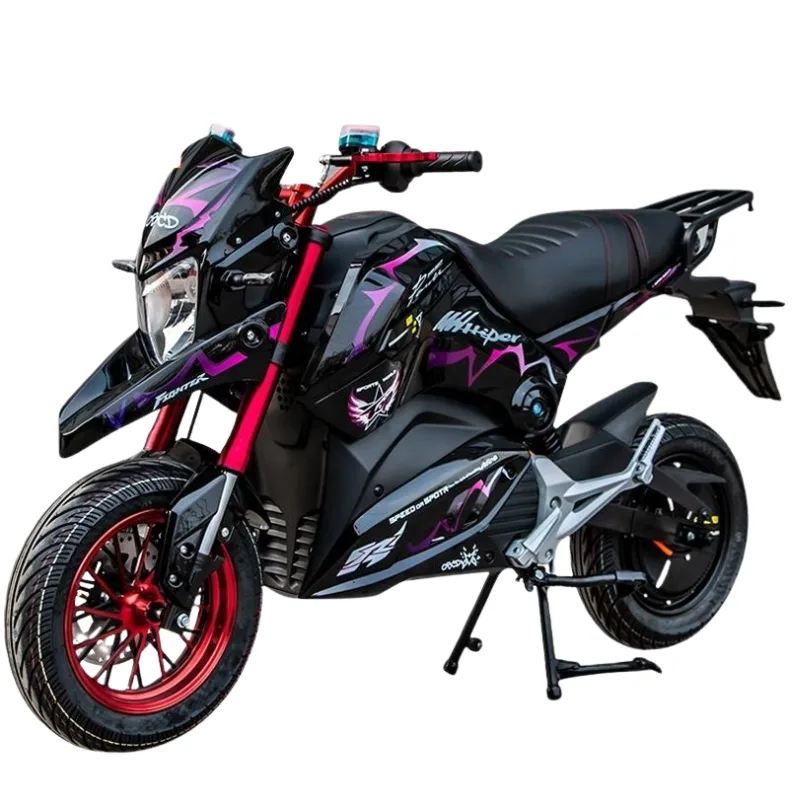 High-Power Electric Motorcycle 72V Racing Bike for Adults