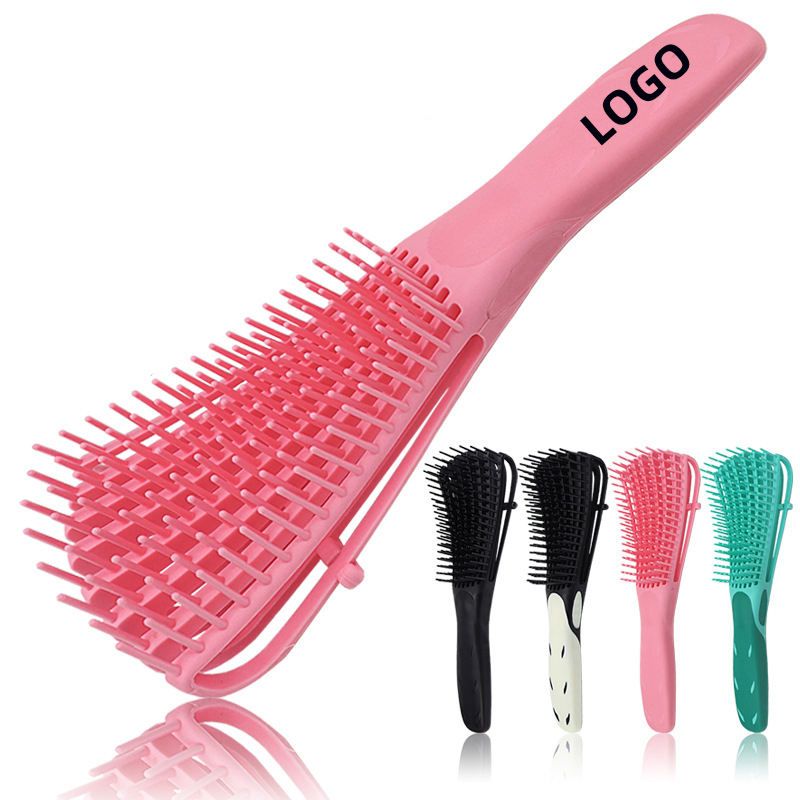 Detangling hair brush